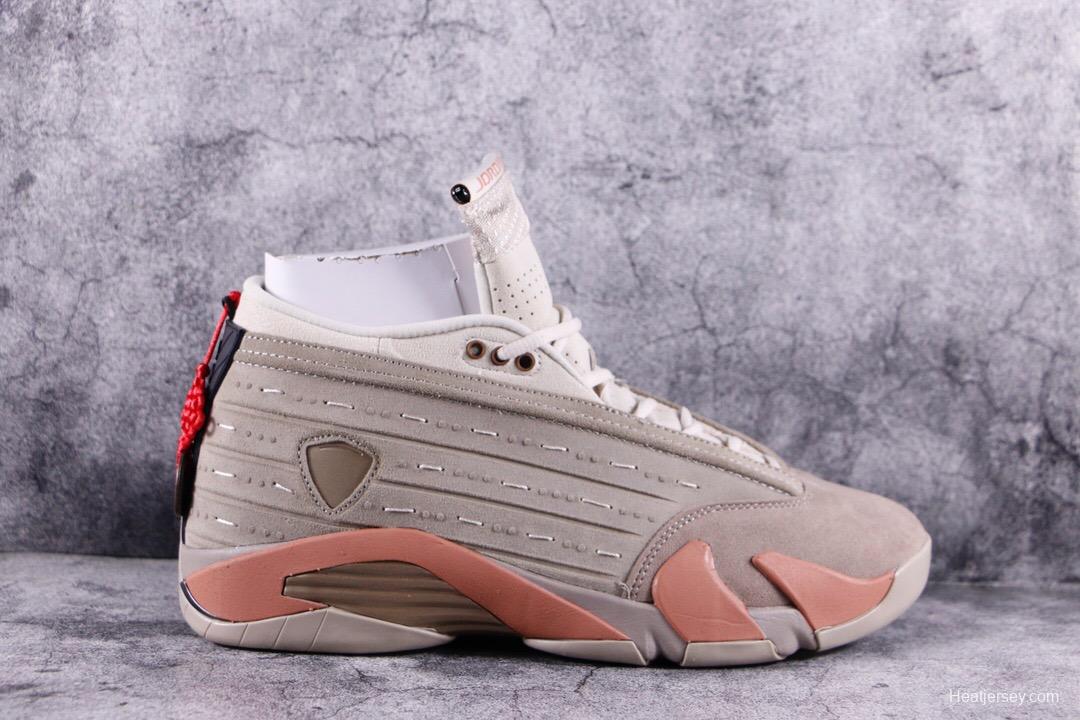 CLOT x Air Jordan 14 Low SP Terracotta