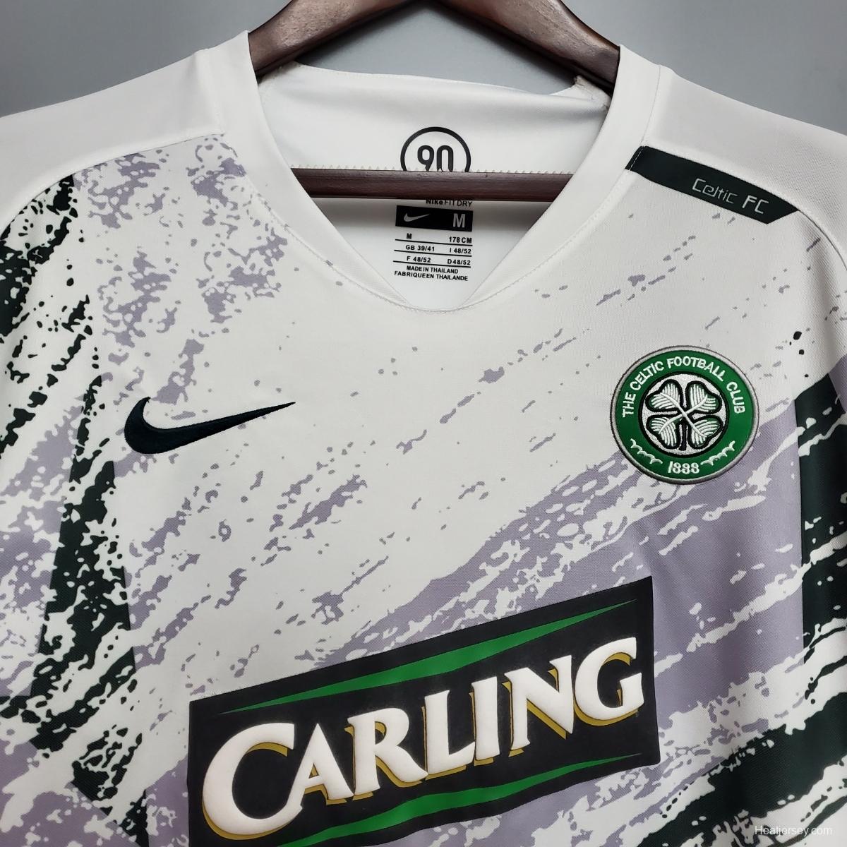 Retro 07/08 Celtic away white Soccer Jersey