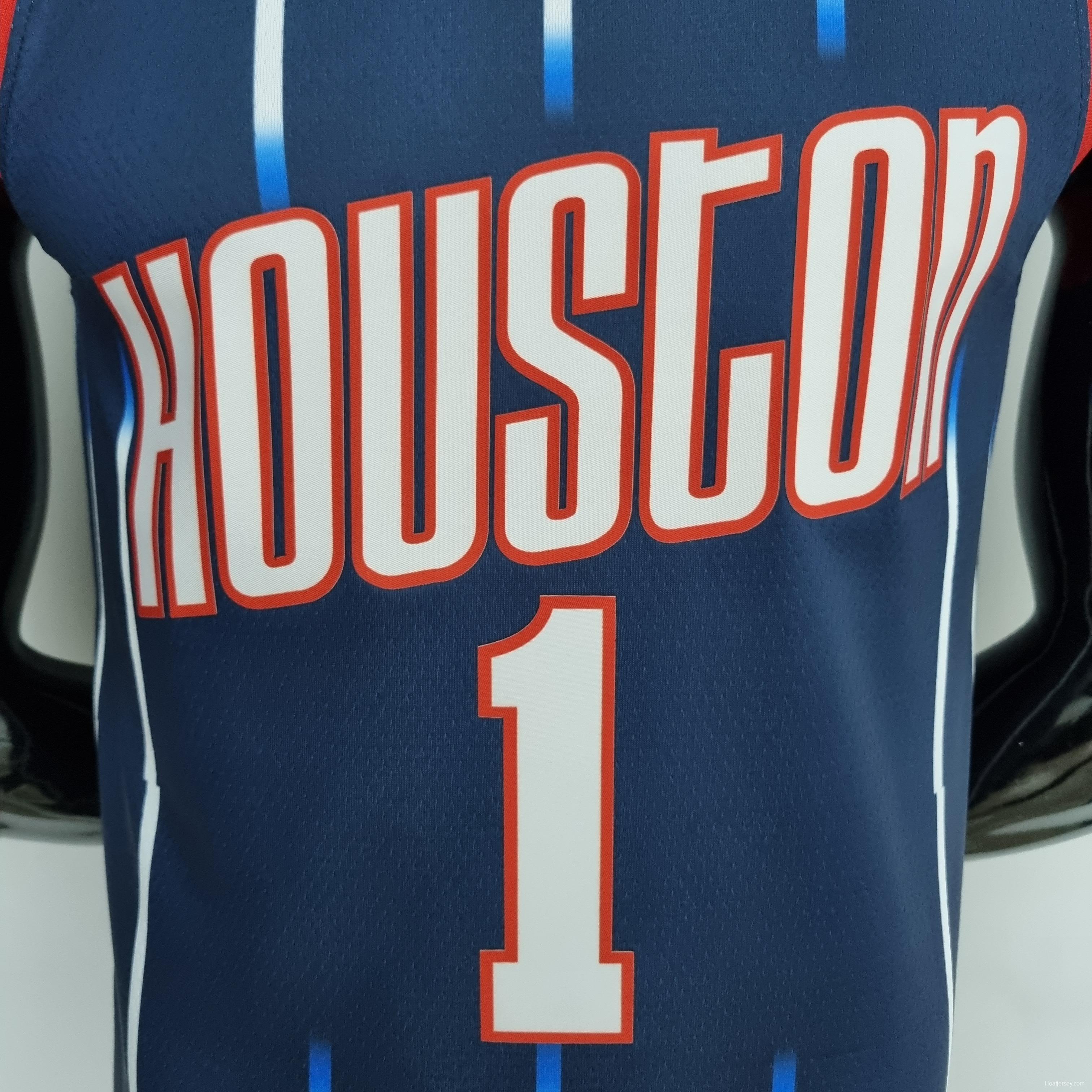 2022 Houston Rockets McGrady #1 Urban Edition NBA Jersey