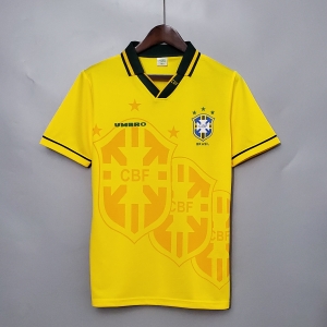 Retro 93/94 Brazil home Soccer Jersey