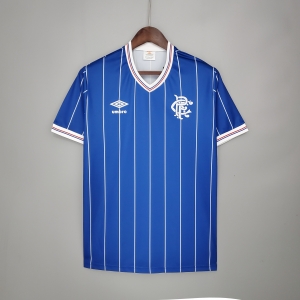 Retro Rangers 82/83 home Soccer Jersey