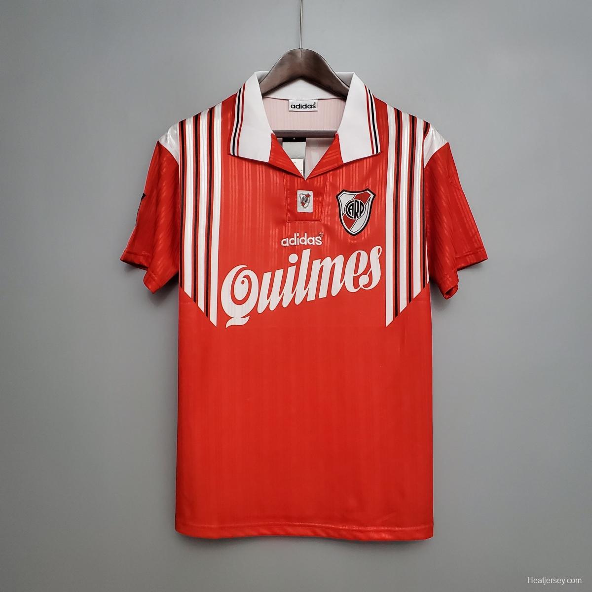 Retro River Plate 95/96 away Soccer Jersey