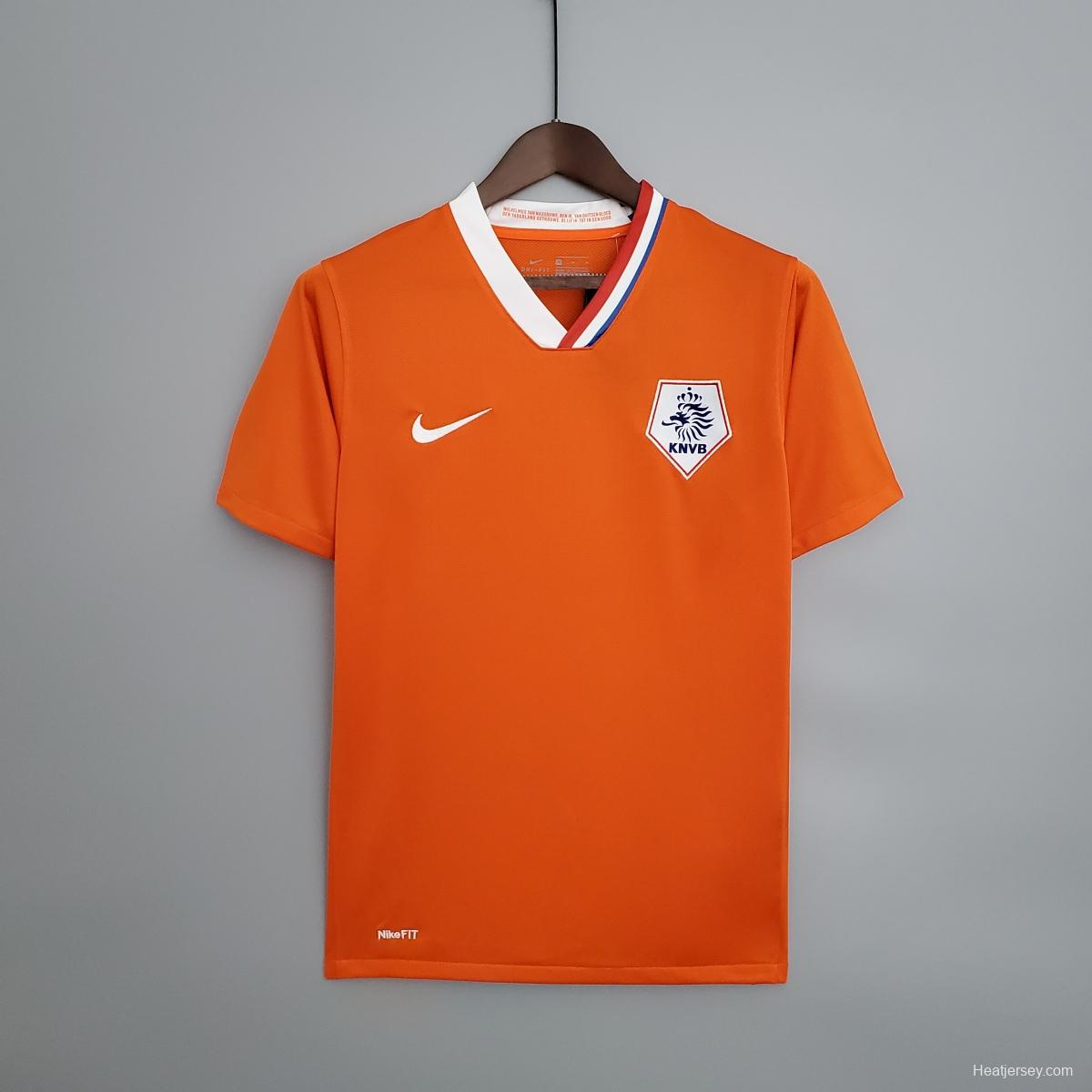 Retro Netherlands 2008 home Soccer Jersey