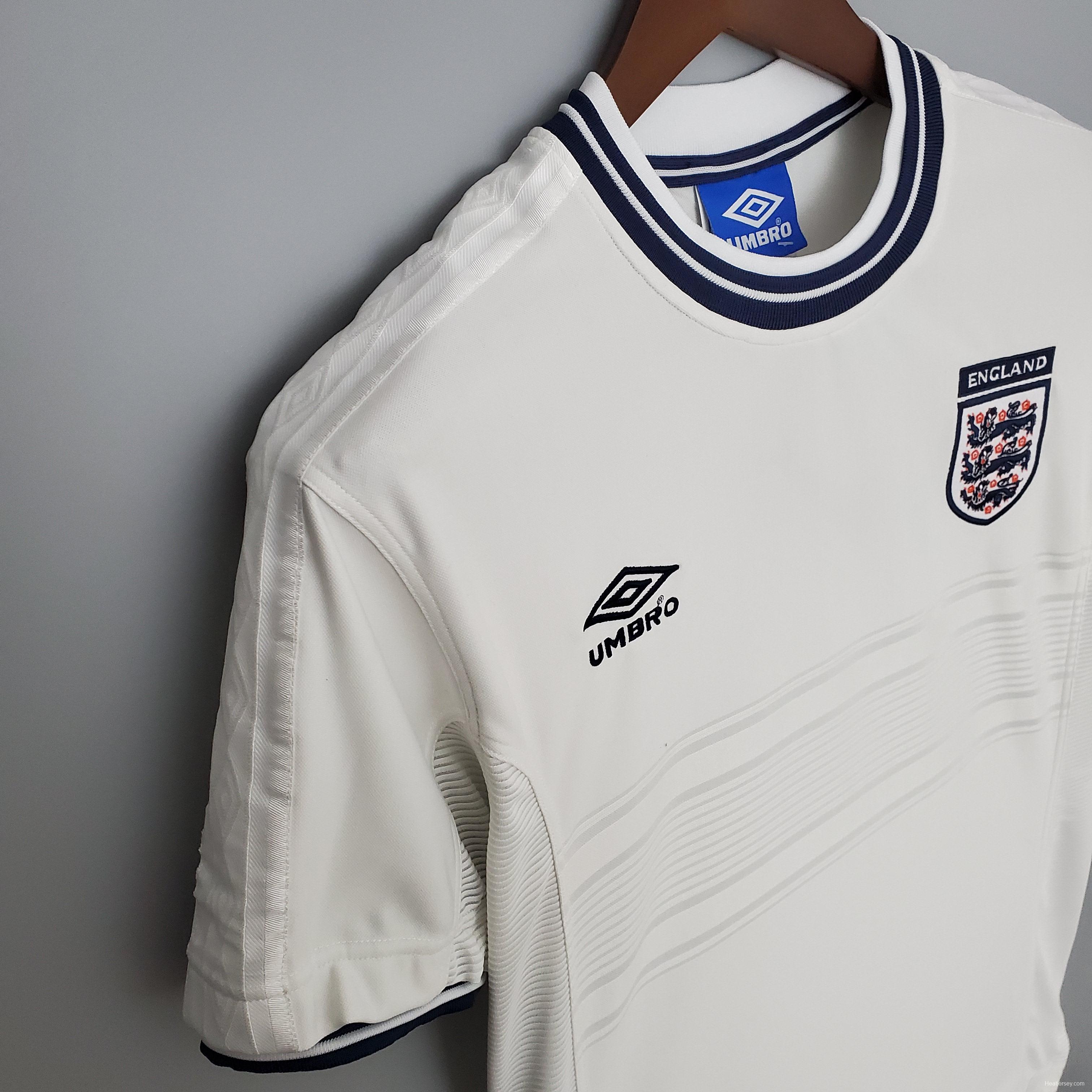 Retro 2000 England home Soccer Jersey