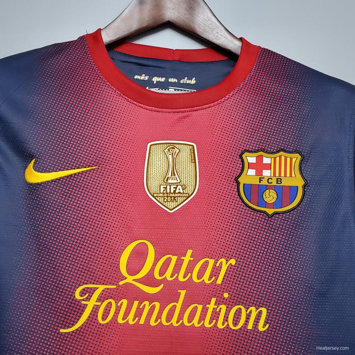 Retro Barcelona 12/13 home Soccer Jersey