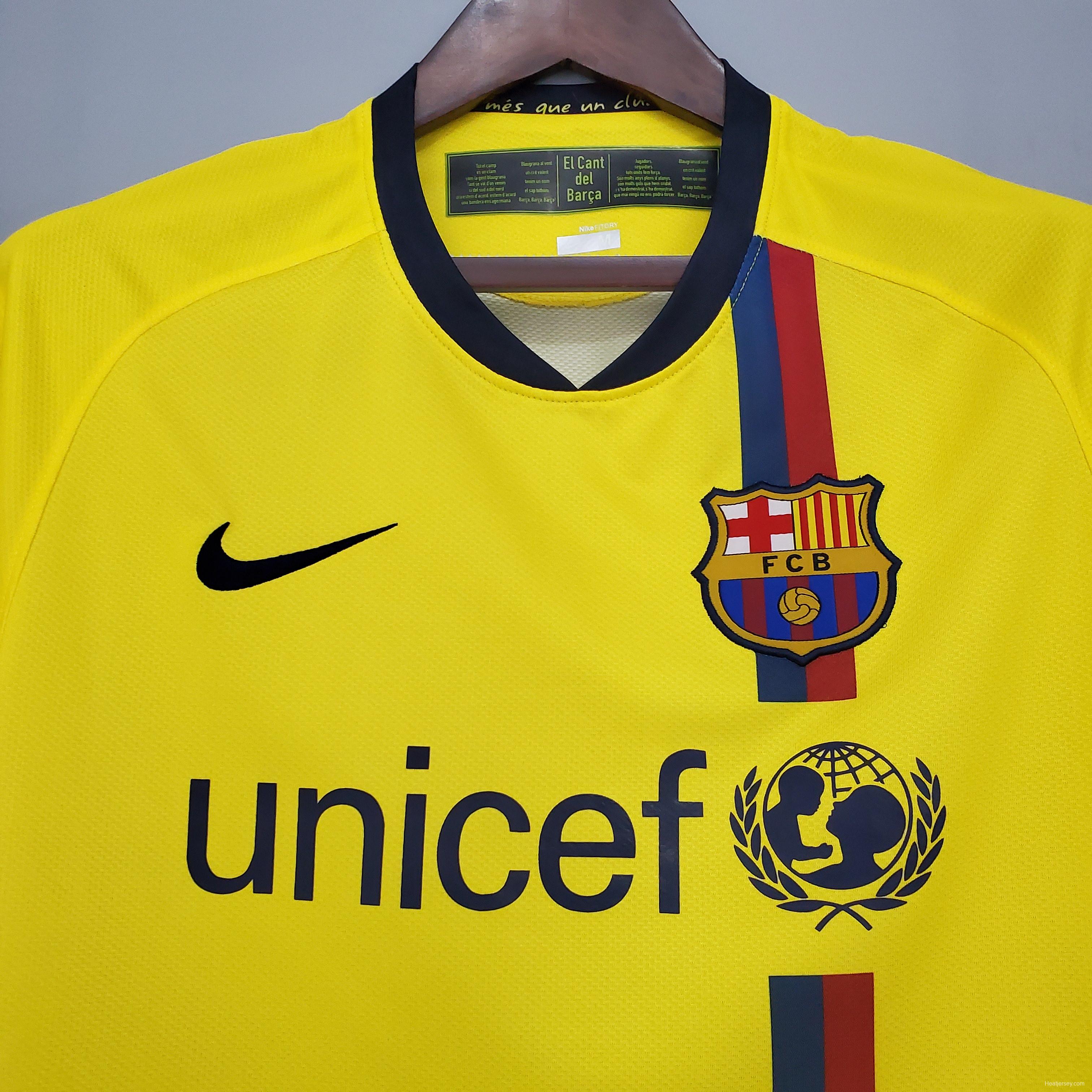 Retro Barcelona 08/09 away Soccer Jersey