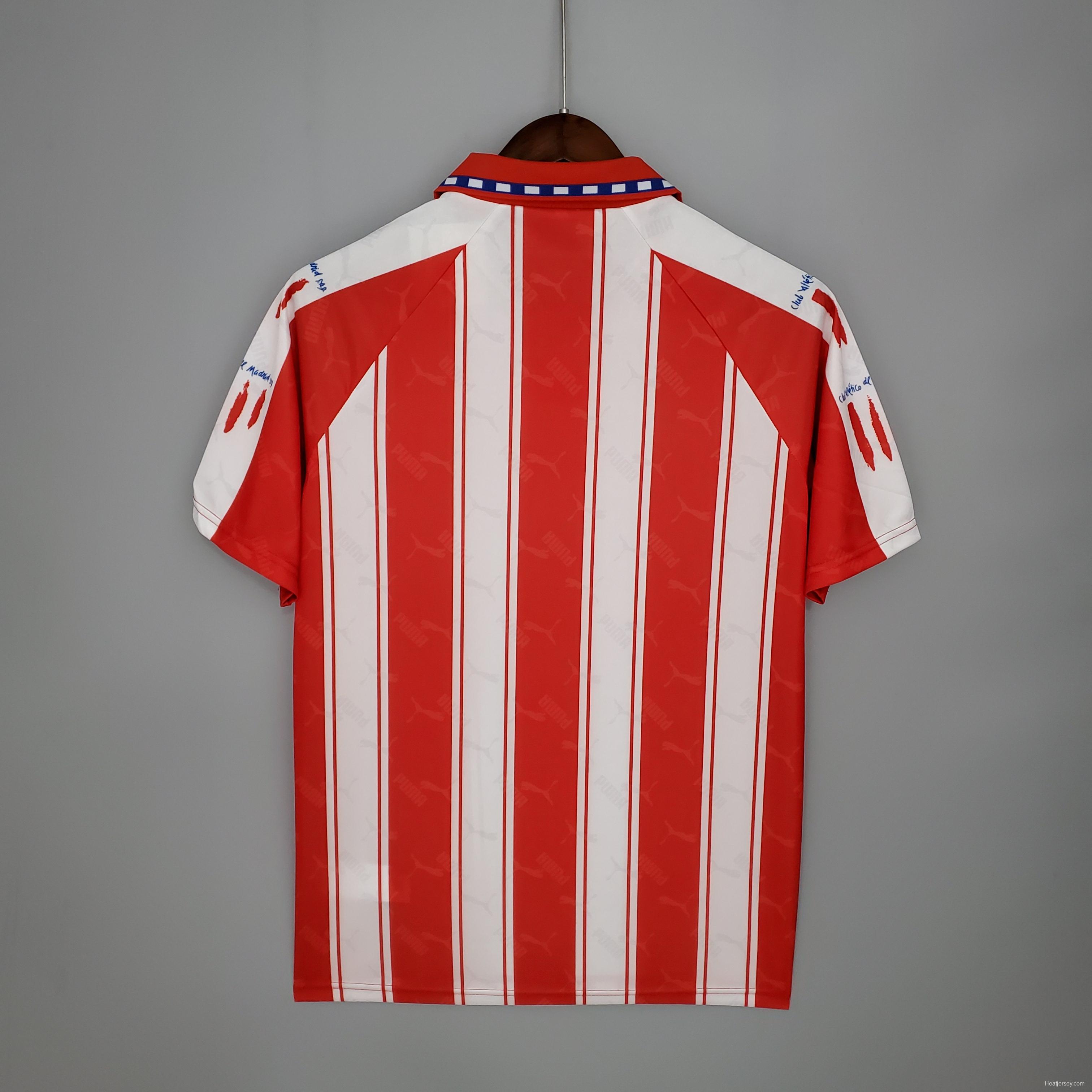 Retro Atletico Madrid 94/95 home Soccer Jersey