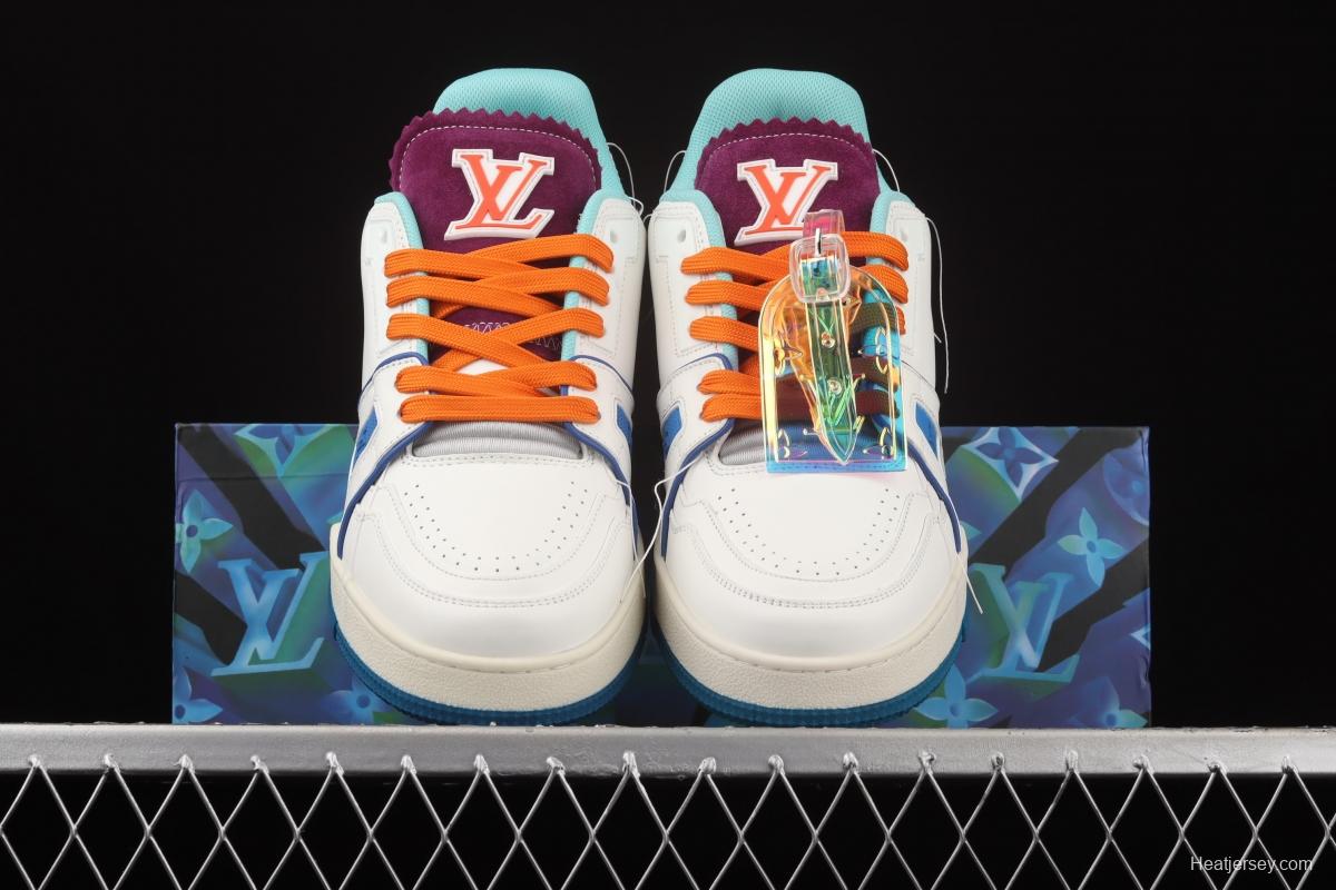 Authentic LV 2021s LV Trainer is limited to the latest color matching in autumn