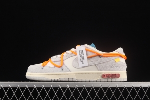 OFF-White x NIKE DUNK Low OW SB buckle rebound fashion casual board shoes DJ0950-119