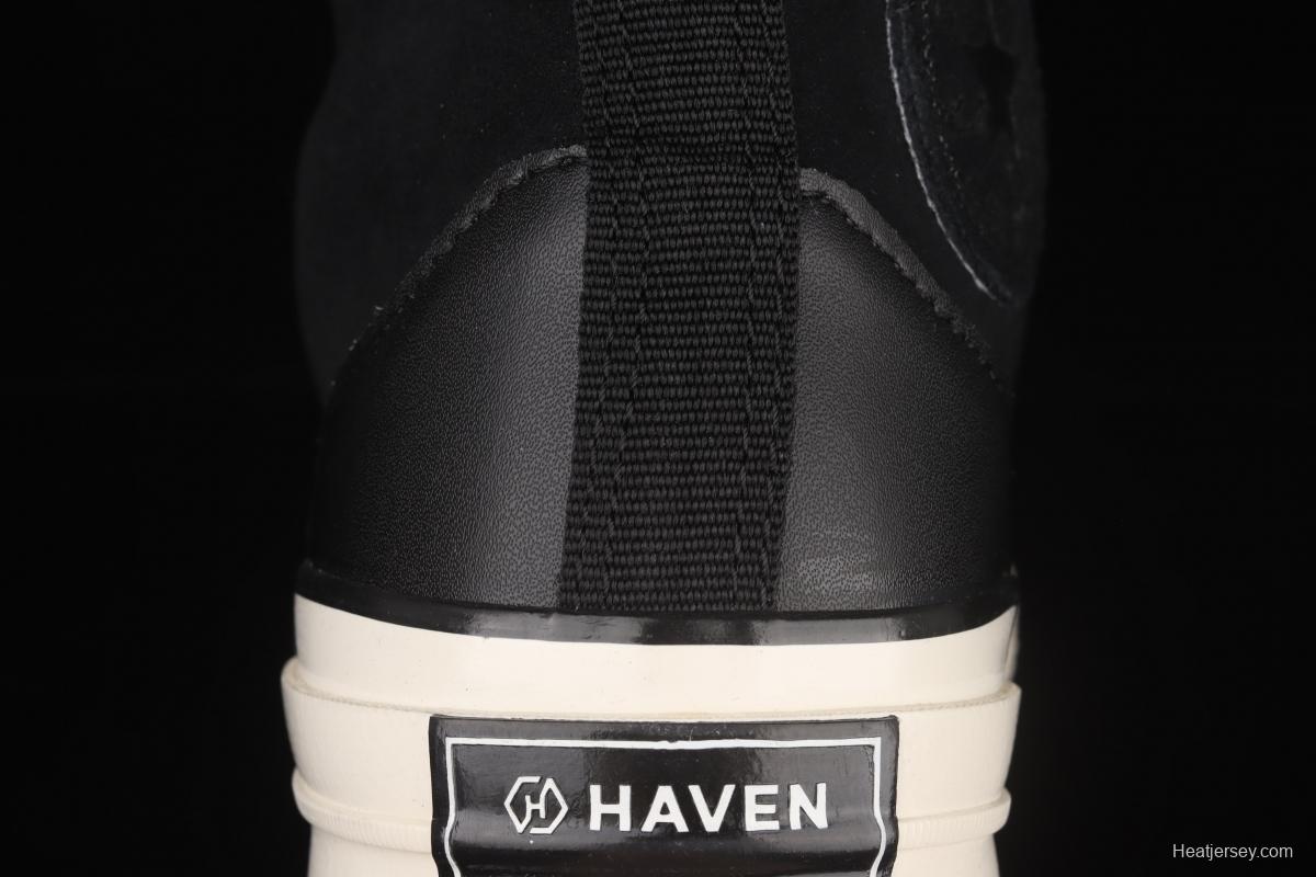 Converse x Haven joint style high-top casual board shoes 169902C