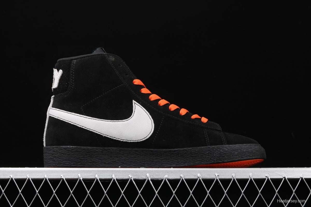 NIKE Blazer Mid Retro Trail Blazers high-top casual board shoes AT9978-001