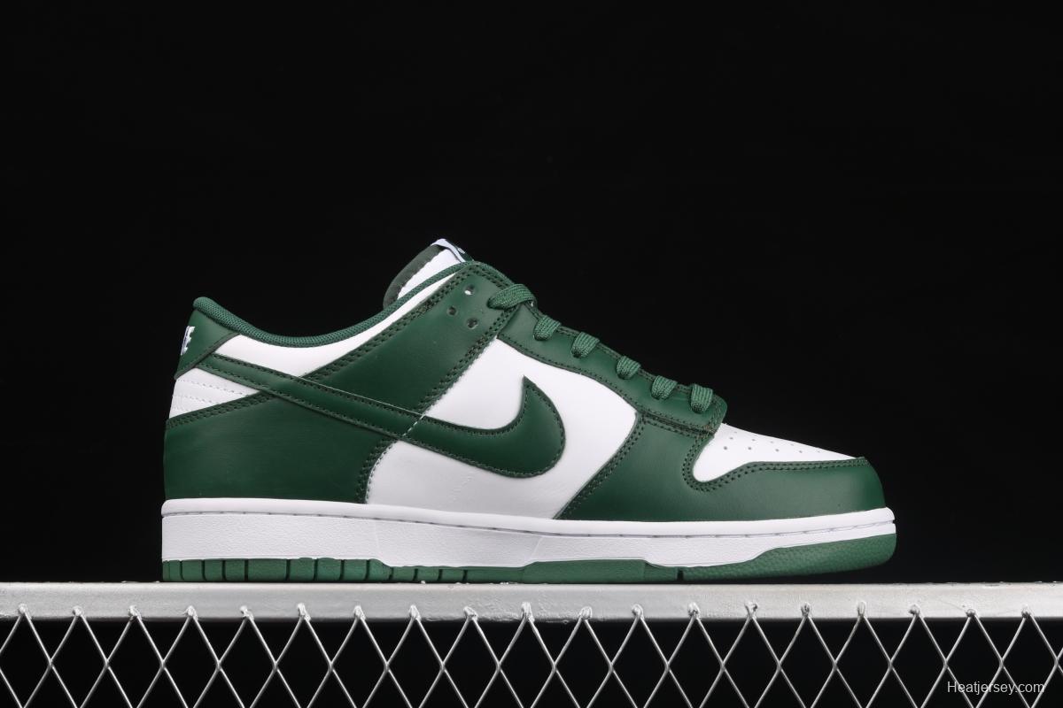 NIKE SB DUNK Low Team Green Michigan White and Green Slam Dunk Series low side Leisure Sports Skateboard shoes DD1391-101