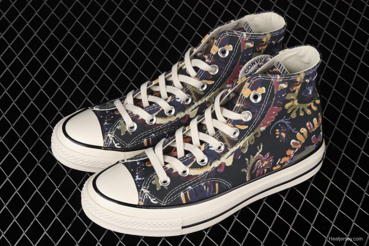 Converse Chuck 70 series cashew flower high top casual board shoes 572546C