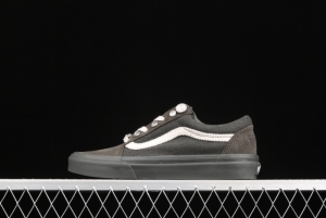 C2H4 x Vans Old Skool RelicStone joint style dark gray low-top casual board shoes VN0A5AO92YD