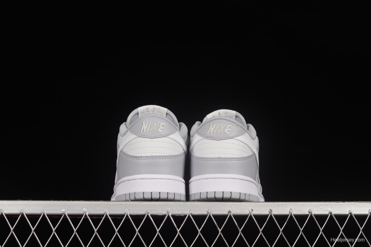 NIKE DUNK Low Retro Retro White Grey SB Buckle Breaking Backboard Fashion Casual Sneakers DJ6188-001