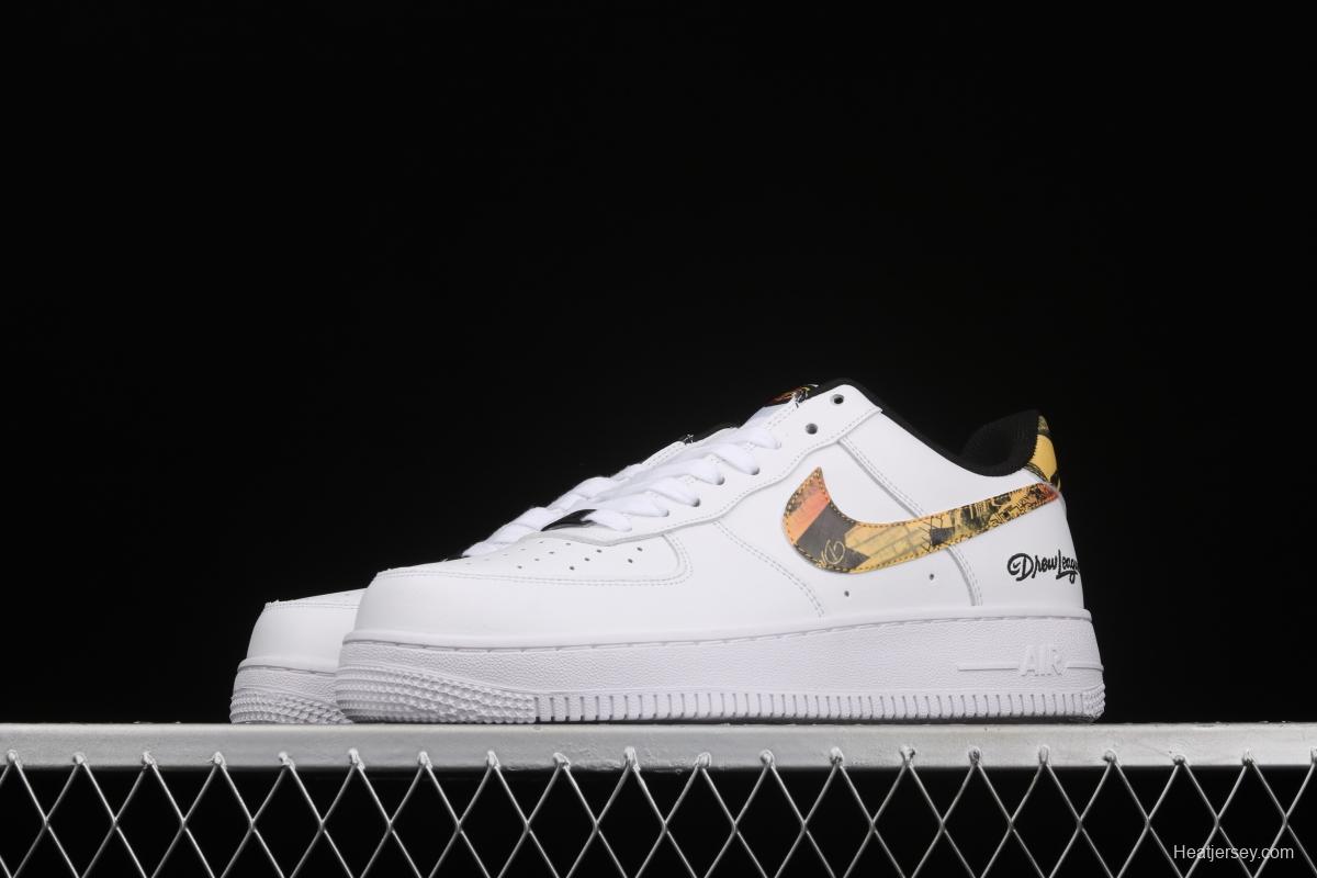 NIKE Air Force 1x07 low-top casual board shoes DM7578-100