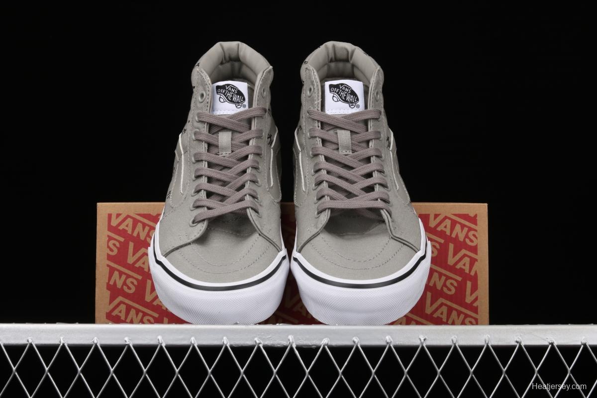 Vans Sk8-Hi Vlt Lx YaNIKEes Yankees co-branded high-top casual canvas shoes VN0A4CS5W43