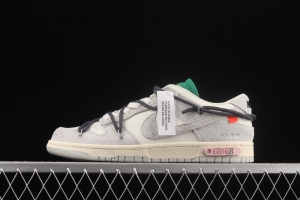 OFF-White x NIKE DUNK Low OW SB buckle rebound fashion casual board shoes DJ0950-115