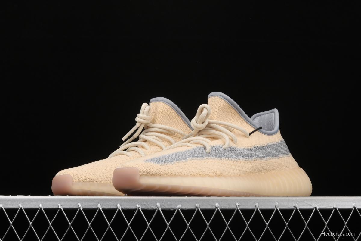 Adidas Yeezy Boost 350 V2 Linen FY5158 Darth Coconut 350 second generation flax full star BASF popcorn