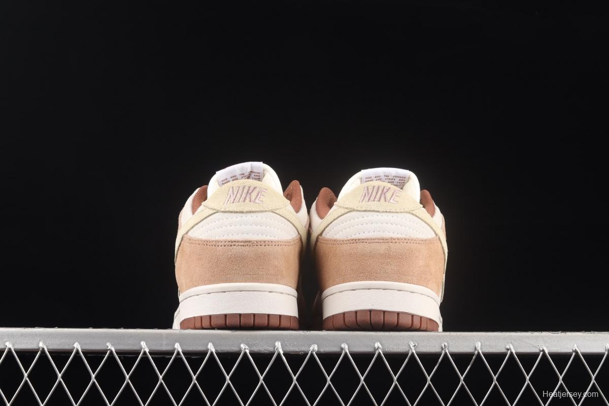 NIKE SB DUNK Low Prm milk brown SB buckle rebound fashion casual board shoes DD1390-100