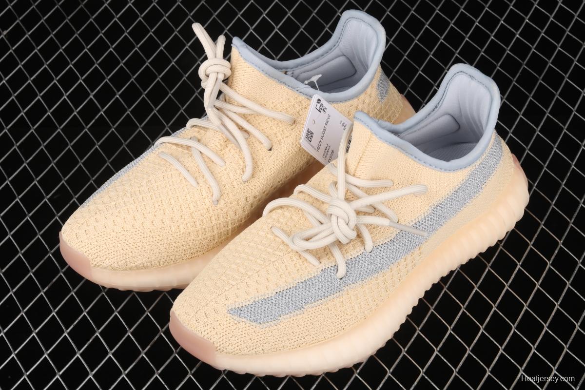 Adidas Yeezy Boost 350V2 Linen FY5158 Darth Coconut 350 second generation flax full star