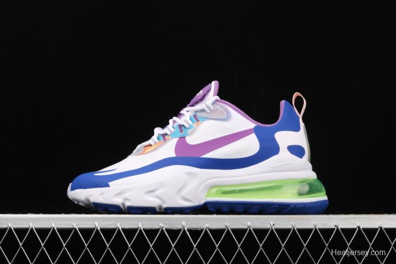 NIKE Air Max 270React new high-frequency mesh function half-palm air cushion running shoes CW0630-100