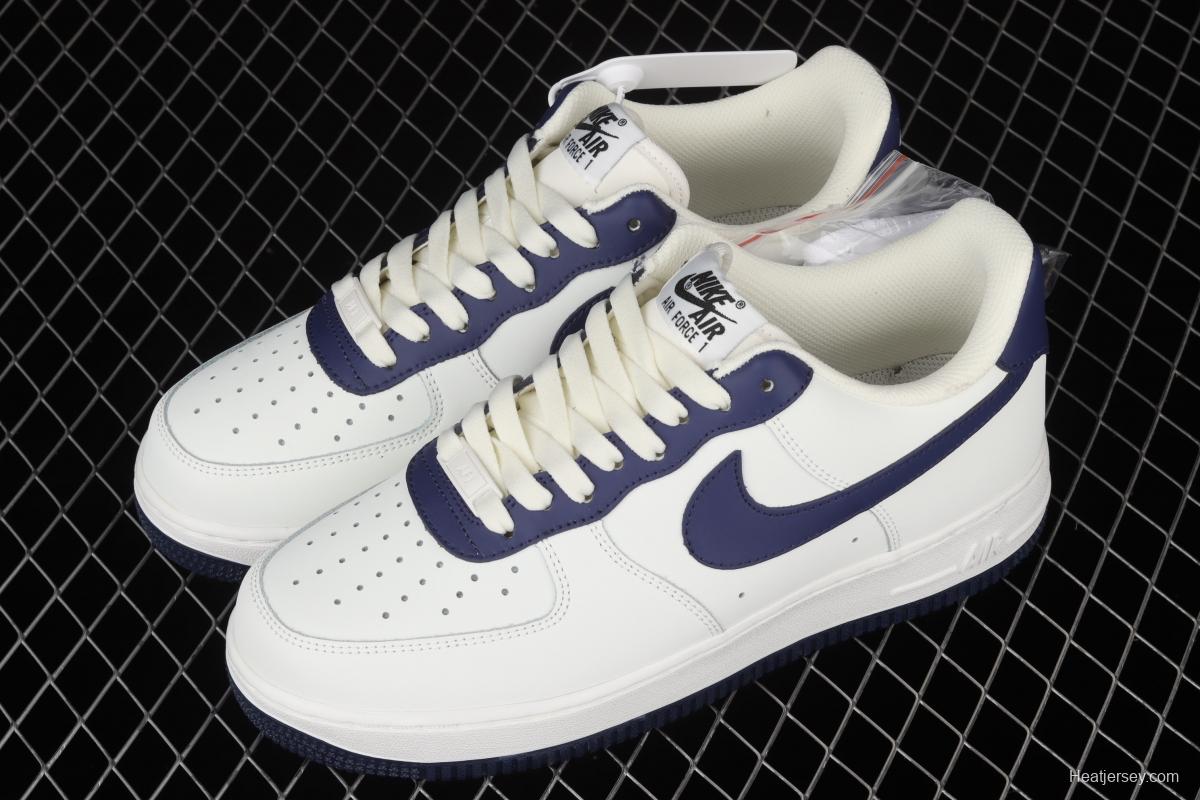 NIKE Air Force 11607 Low rice blue stitching low-top casual board shoes AL2236-106