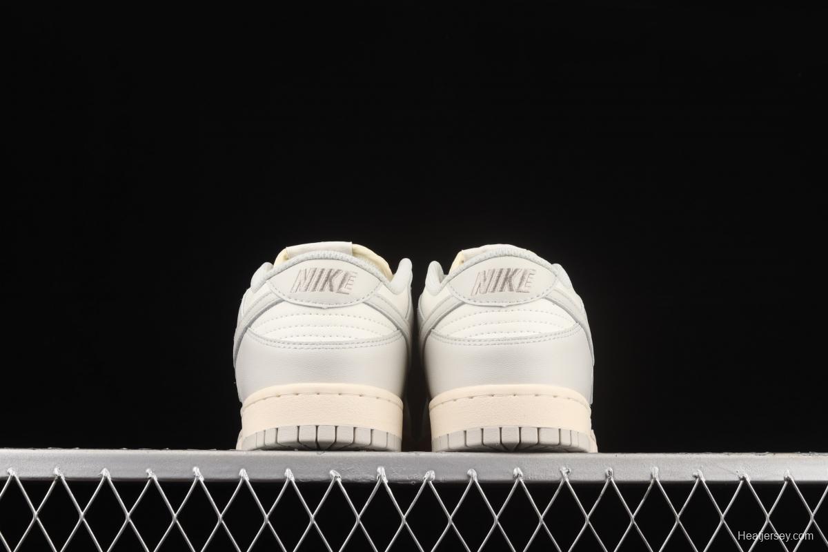 NIKE DUNK Low bone white color SB buckle rebound fashion leisure board shoes DD1503-107