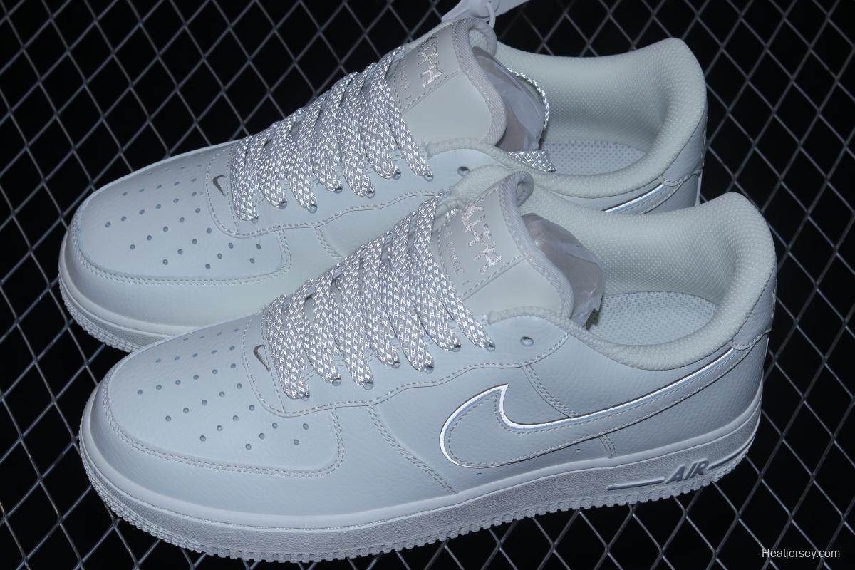 Kith x NIKE Air Force 1'07 Low Rice Silver New York Limited Starry Low-Top Casual Sneakers NY2022-017