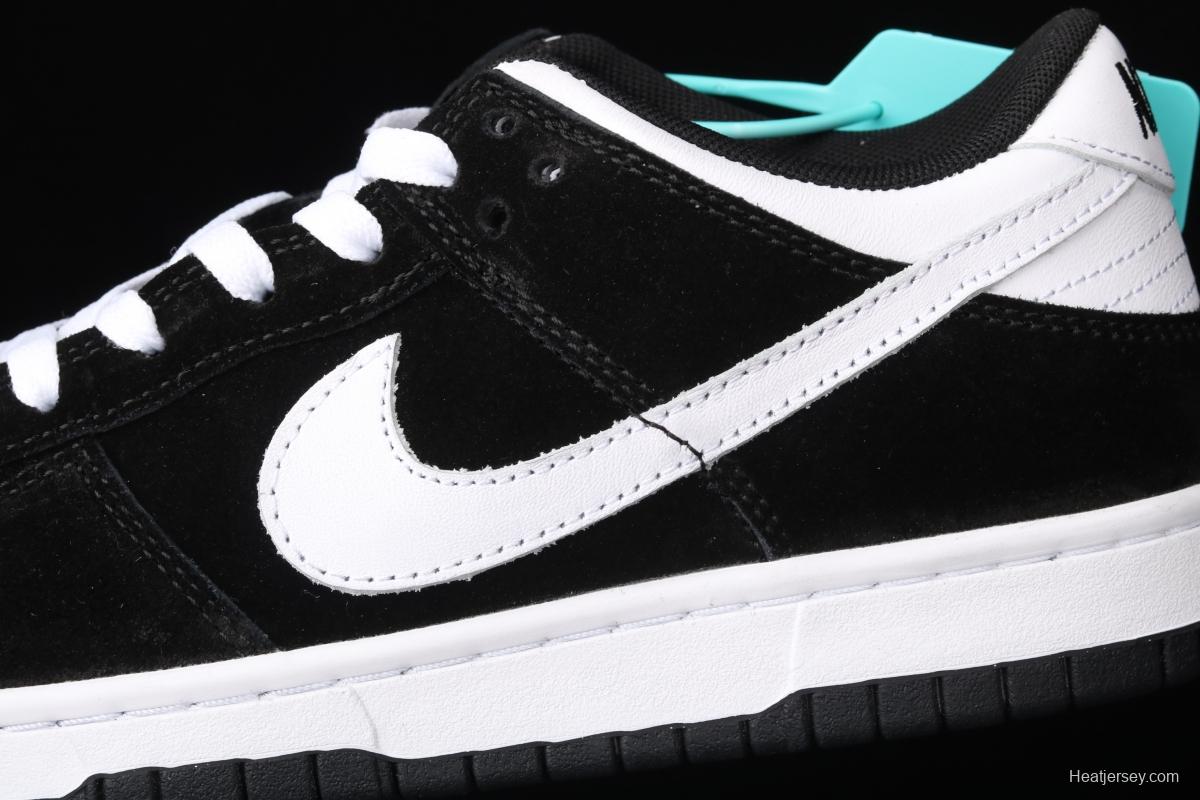 NIKE SB Zoom DUNK Low GS Snow Black and White Slam Dunk Series low side Leisure Sports Skateboard shoes 310569-020