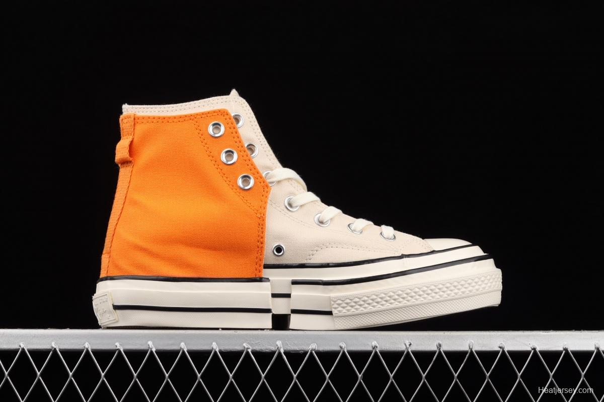 Converse x Feng Chen Wang 2in1 Chuck 70 deconstruct and reshape the joint style high top casual board shoes 169840C