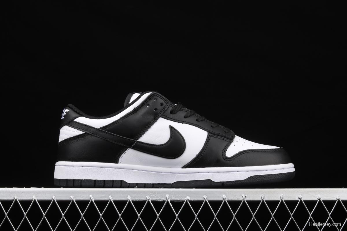 NIKE SB DUNK Low black and white panda head casual board shoes DD1391-100