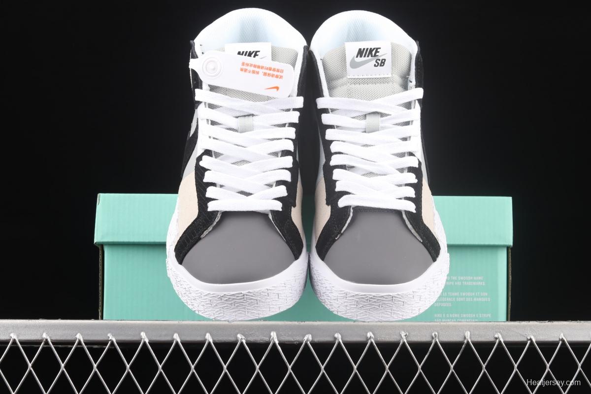 NIKE SB Zoom Blazer Mid PRM splicing broken hook leisure Zhongbang board shoes DA8854-700