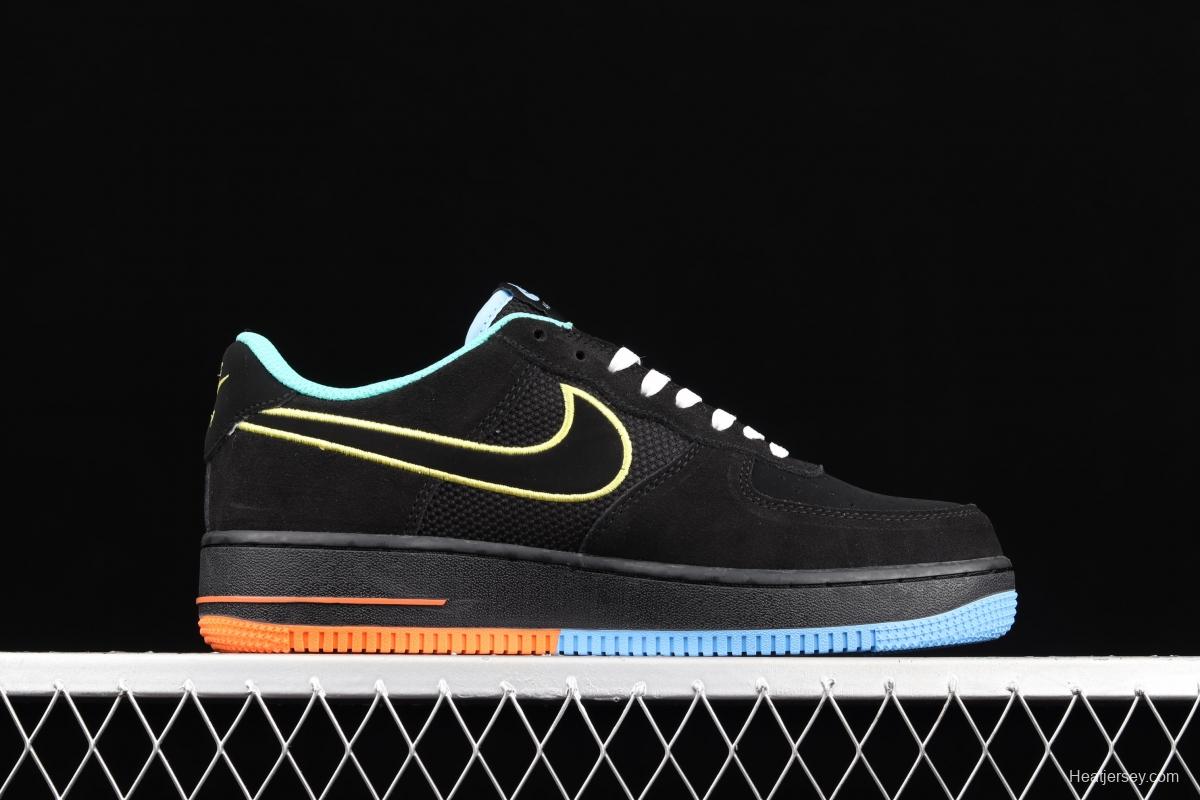 NIKE Air Force 1' 07 Prm Emb low-top sports leisure board shoes DM9051-001