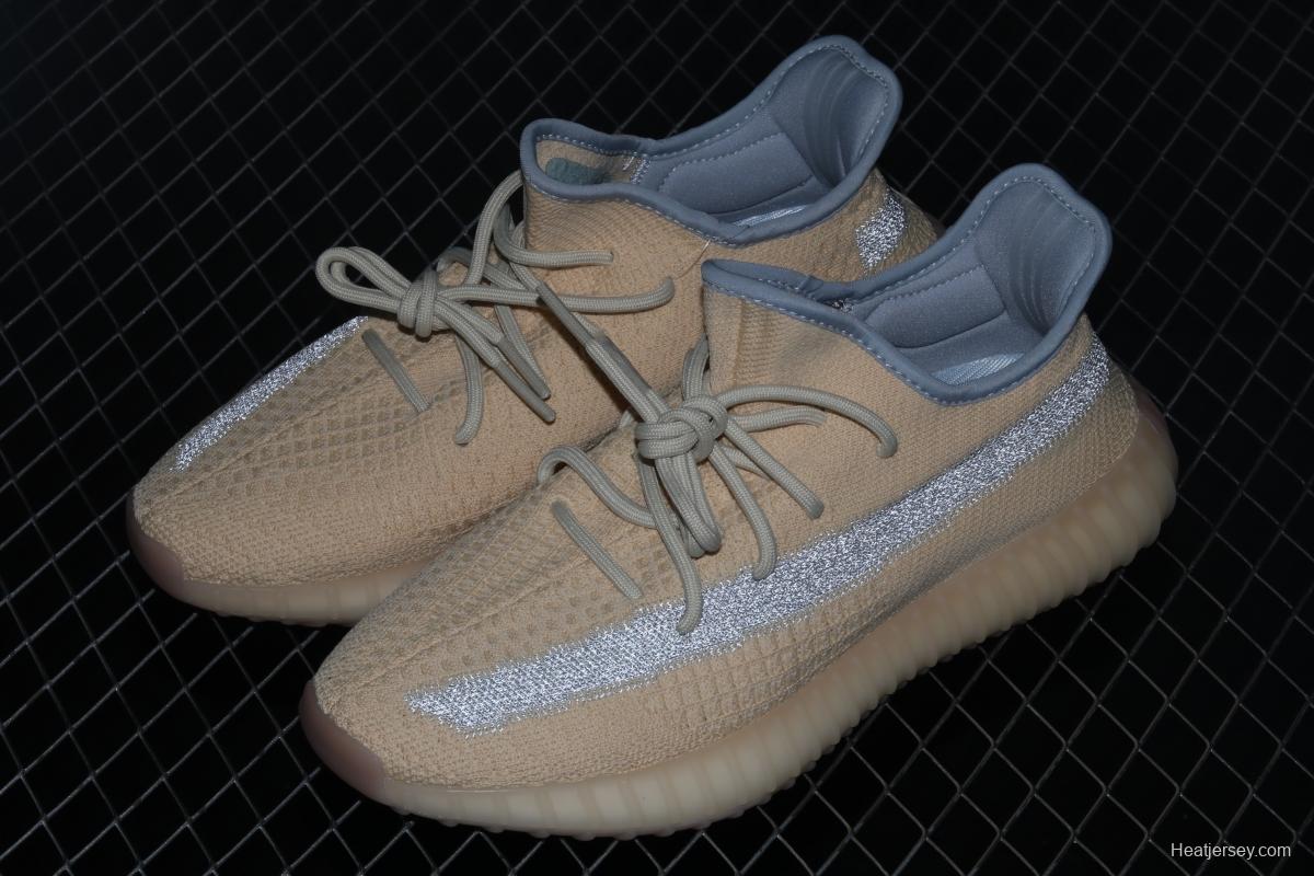 Adidas Yeezy Boost 350 V2 Linen FY5158 Darth Coconut 350 second generation flax full star BASF Boost original