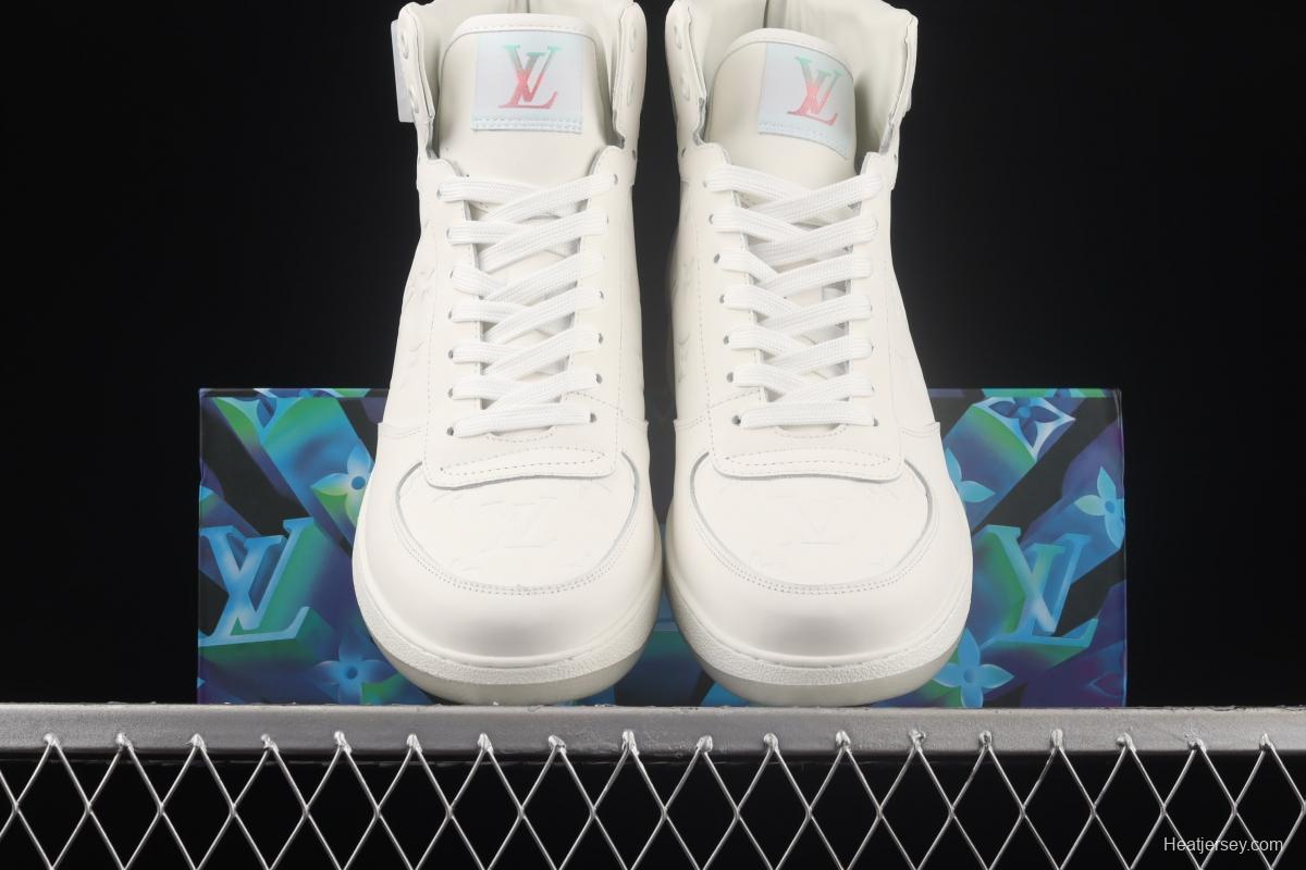 LV RIVOLI With Chips sports shoes series high upper board shoes