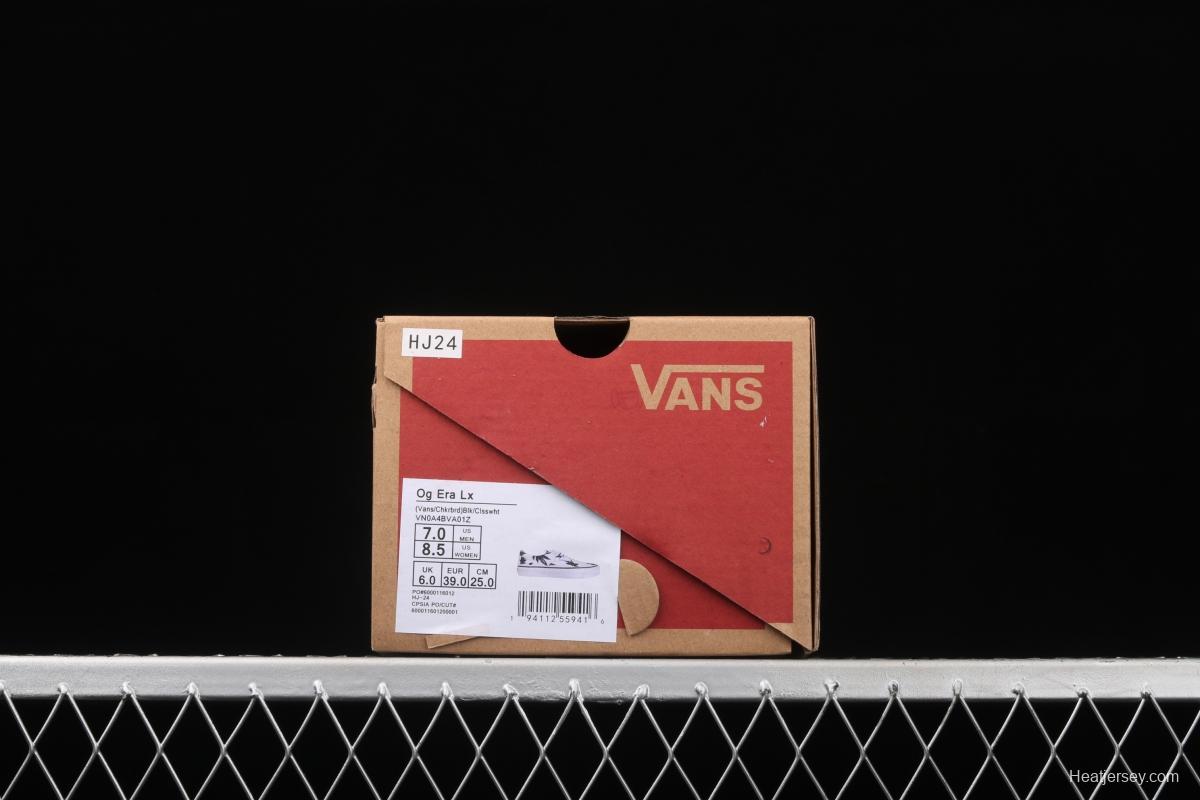 Vans Og Era Lx 2021 new high-end Korean version Baitai Maple Leaf White low-top board shoes VN0A4BVA01Z