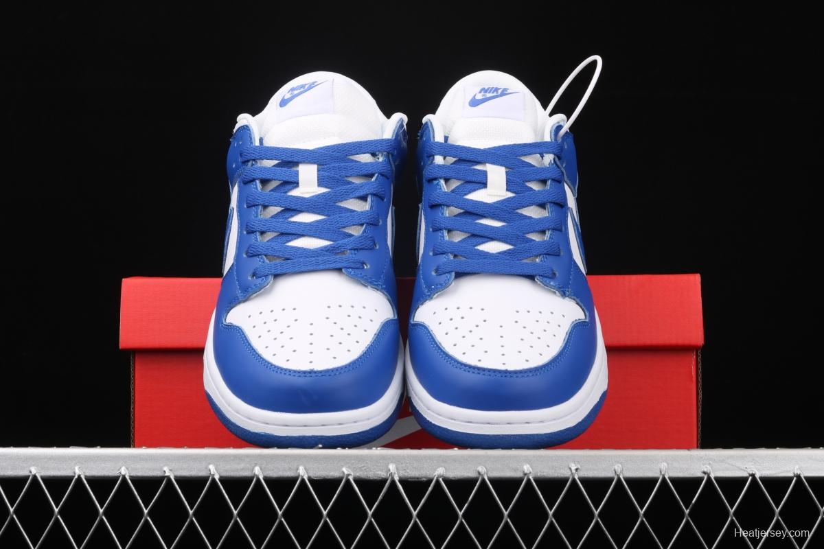 NIKE SB DUNK Low Pro Kentucky White Blue University of Kentucky Board shoes CU1726-100