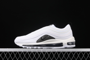 NIKE Air Max 97 Ultra'17 White Black White Rice Black 3M reflection retro leisure sports air cushion jogging shoes 921733-103