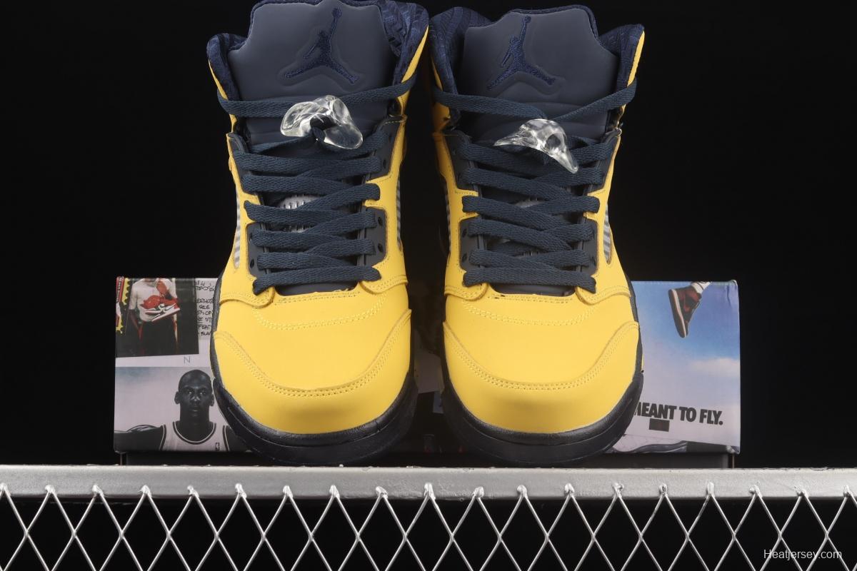 Air Jordan 5 Retro SE Michigan black and yellow 3M reflective Tokyo limited edition CQ9541-704