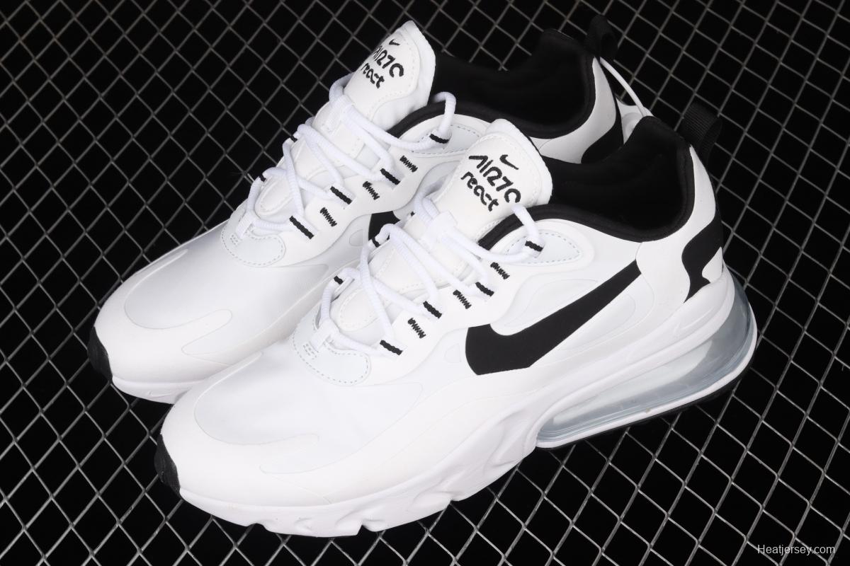 NIKE Air Max 270React new high-frequency mesh hollowing out function half-palm air cushion running shoes CT1264-102