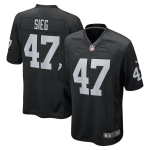 Men's Trent Sieg Black Player Limited Team Jersey