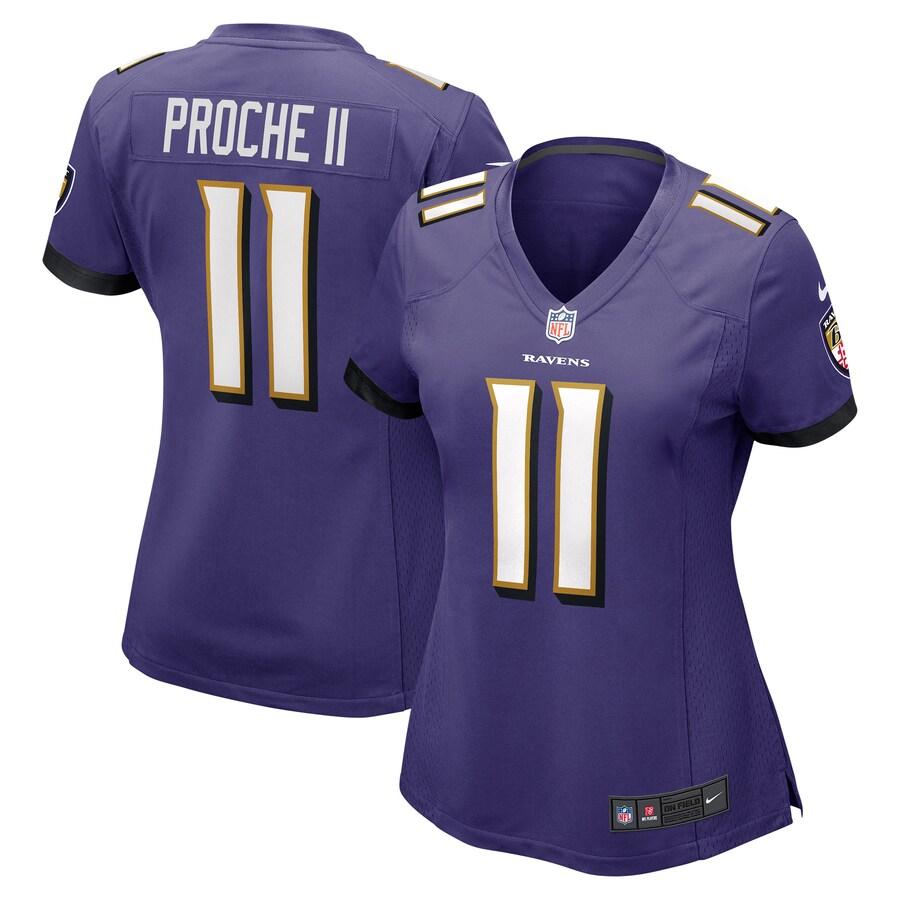 Women's James Proche II Purple Player Limited Team Jersey