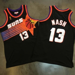 Men's Steve Nash Black Retro Classic Team Jersey