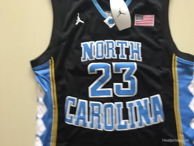 Michael Jordan 23 North Carolina College Basketball Jersey With AJ Logo