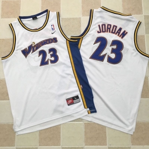 Men's Michael Jordan White Retro Classic Team Jersey