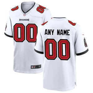 Men's White Custom Game Team Jersey