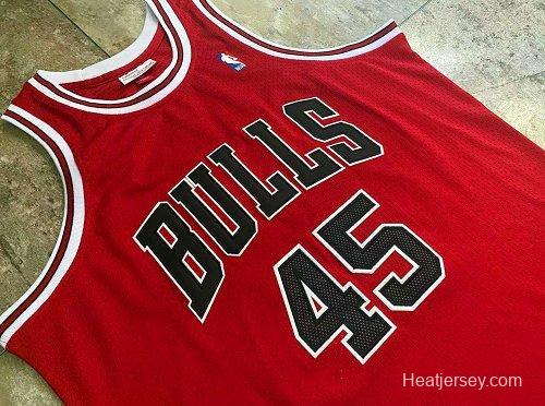 Men's Michael Jordan Red Retro Classic Team Jersey