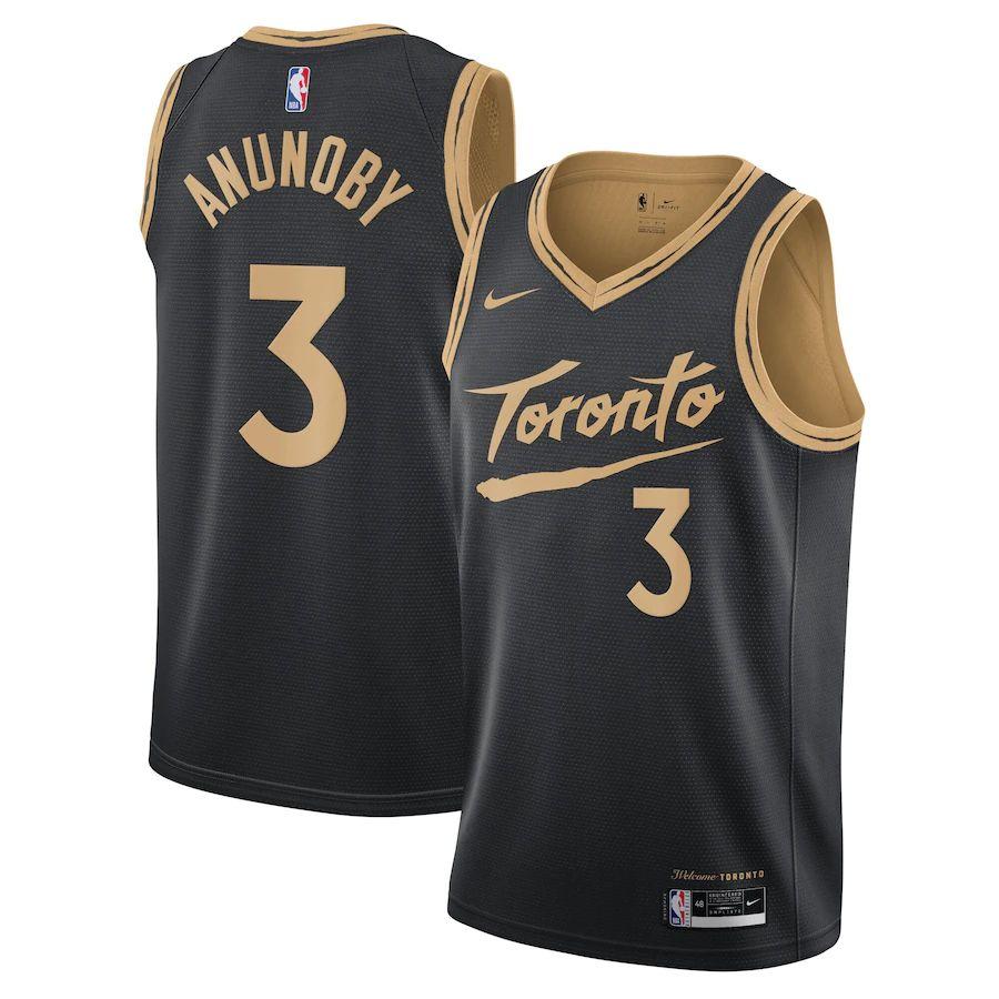 City Edition Club Team Jersey - Black - OG Anunoby - Mens