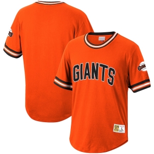 Men's Orange Cooperstown Collection Wild Pitch Throwback Jersey